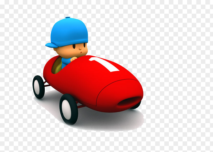 Pocoyo Detective YouTube Desktop Wallpaper PNG