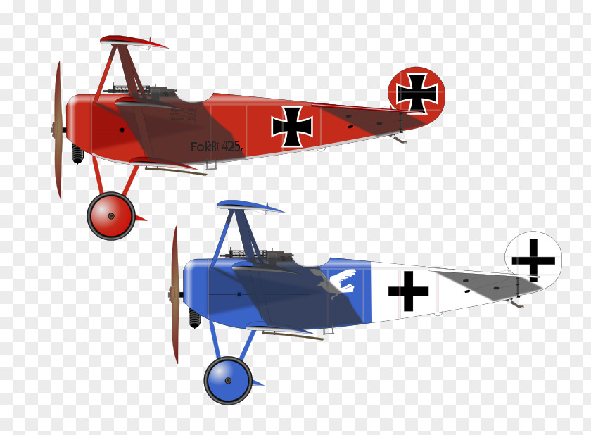 Airplane Fokker Dr.I D.VII Aircraft Clip Art PNG