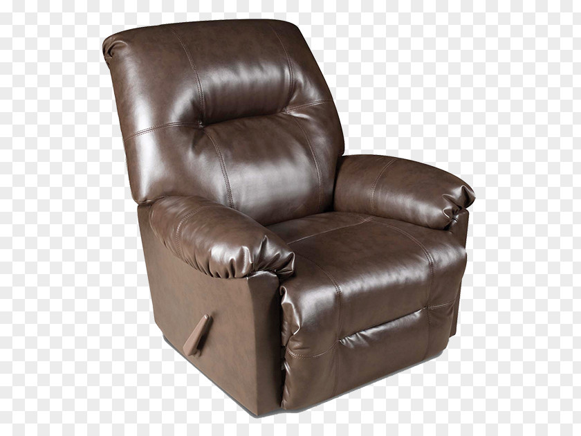 Bonded Leather Recliner Chair Fauteuil Furniture La-Z-Boy PNG