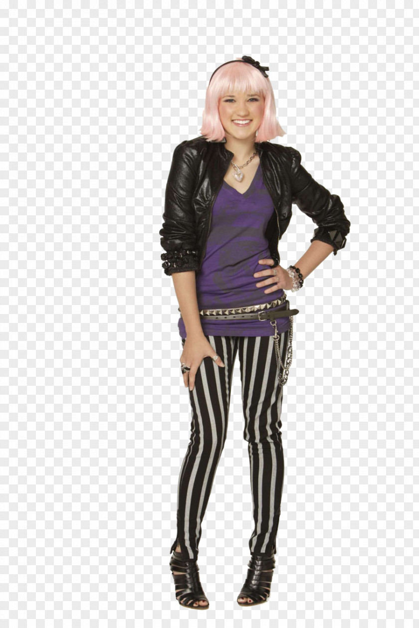 Emily-osment Hannah Montana 3 Fashion Leather Jacket Clothing Costume PNG