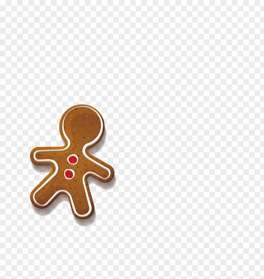 Figures Decorative Holiday Cookies Gingerbread Man Christmas Cookie PNG