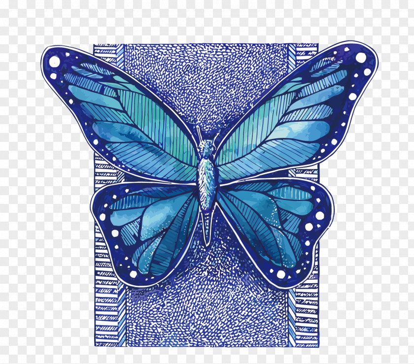 Vector Butterfly Watercolor Painting Drawing Painter Illustration PNG