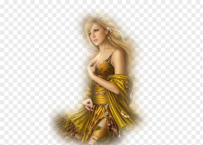 Woman 3d Goddess Freyja Elf Love Art PNG