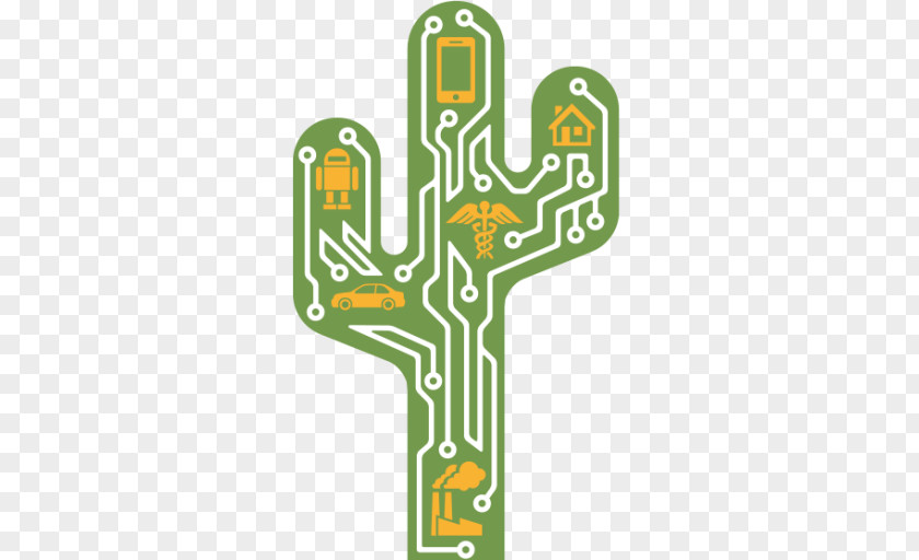 Arizona Cactus Internet Of Things Product Logo Video PNG