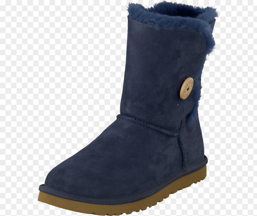 Boot Snow Shoe Suede Cobalt Blue PNG