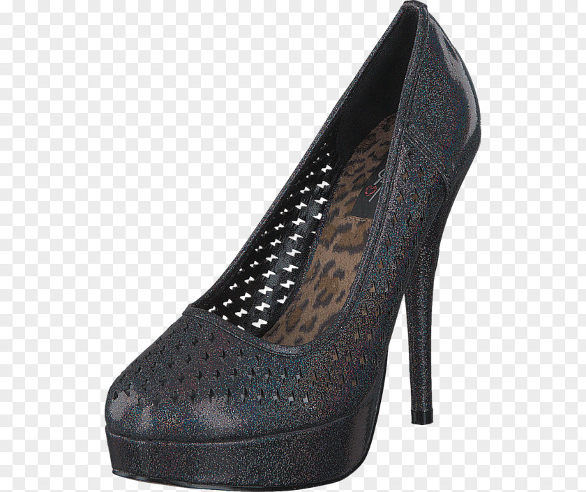 Fist Pump High-heeled Shoe Court Black C. & J. Clark PNG