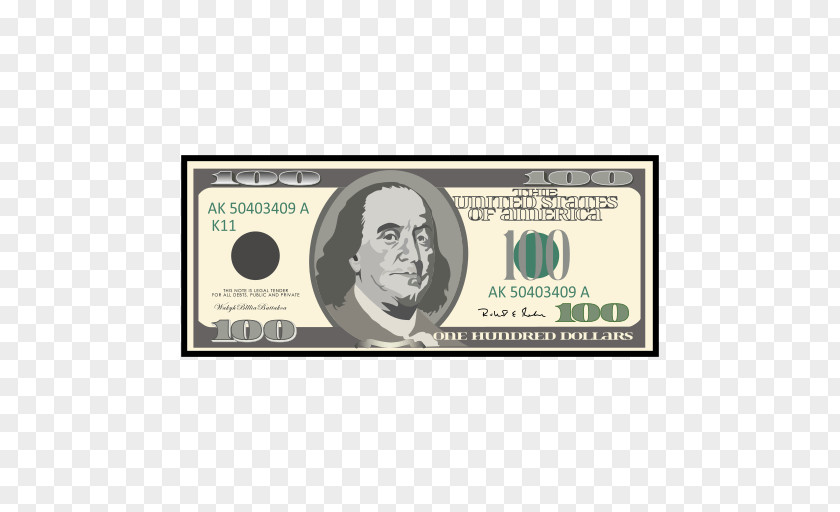 Hourglass Sand Cash United States One Hundred-dollar Bill Dollar One-dollar Money PNG