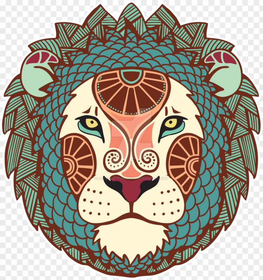 Lion Head Transparent Image PNG