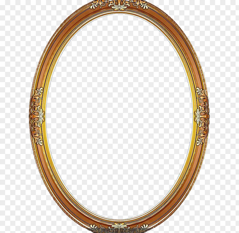Round Frame Picture Circle Wood PNG