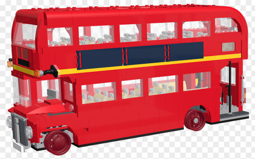 Toy Double-decker Bus Rail Transport PNG
