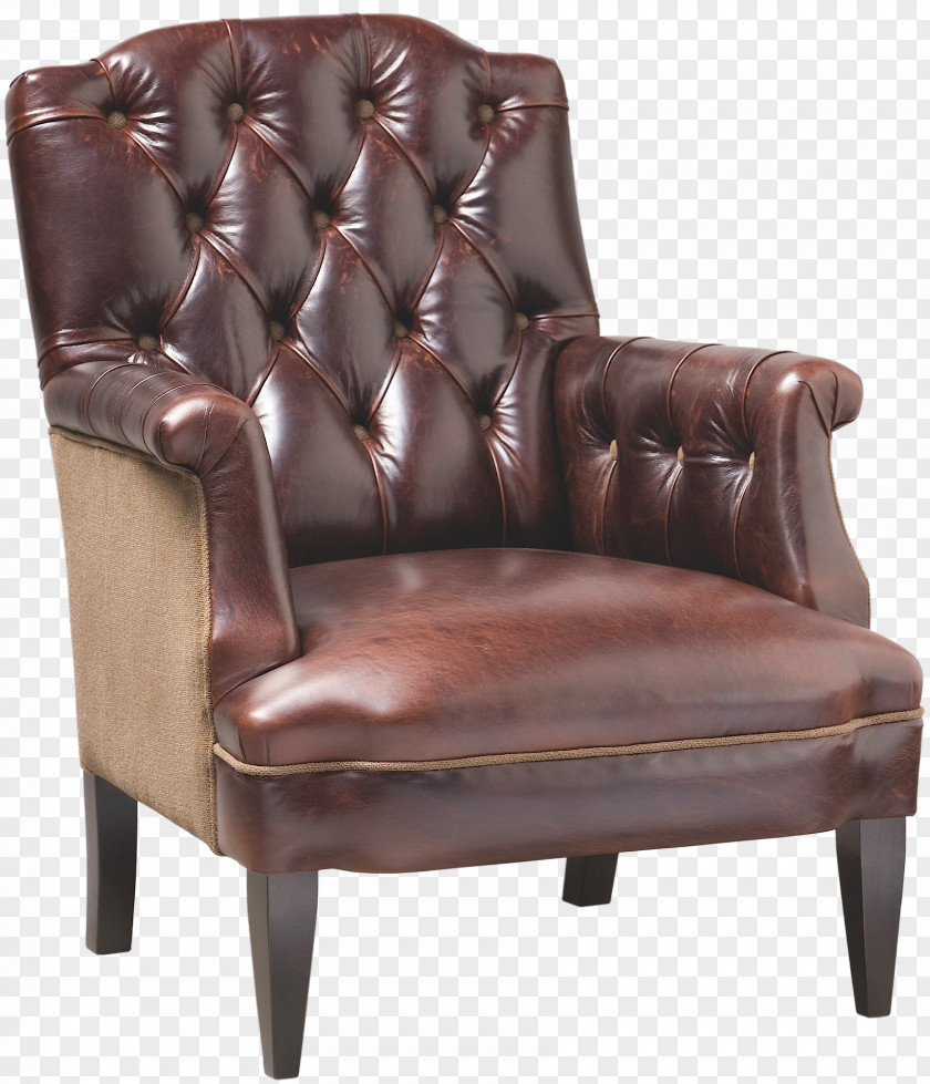 Club Chair Leather Couch Furniture Koltuk PNG