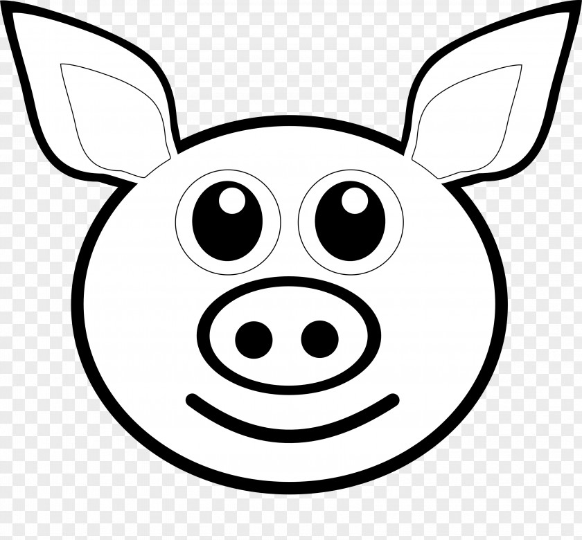 Community Drawing Cliparts Pig Coloring Book Face Clip Art PNG