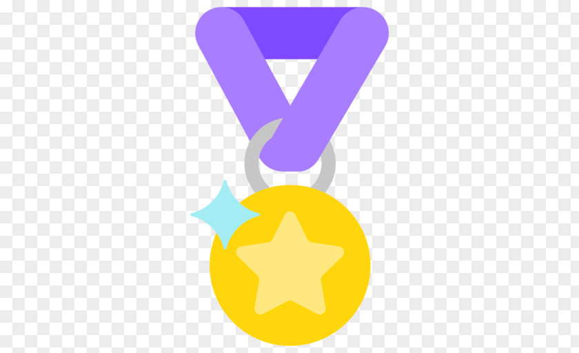 Emoji Gold Medal Prize Sport PNG