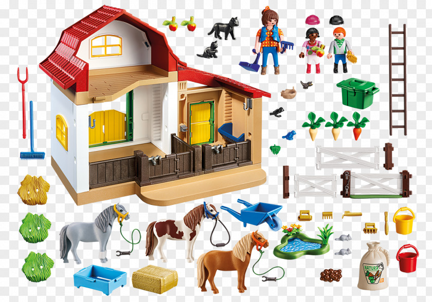 Horse Playmobil Pony Farm PNG