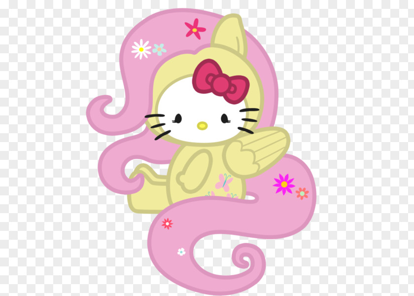 My Little Pony Hello Kitty Pinkie Pie Rarity Fluttershy PNG