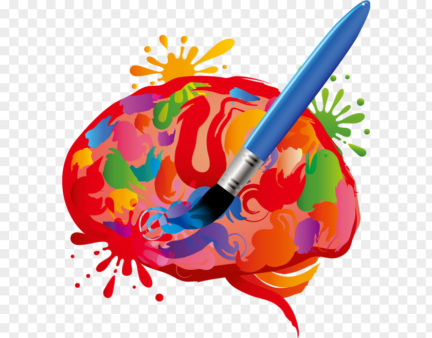 Vector Drawing Creative Brain Creativity Clip Art PNG