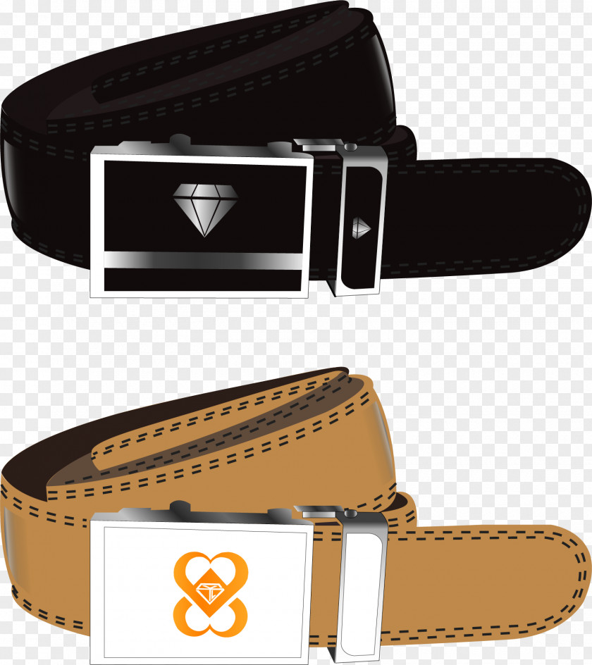 Vector Painted Belt Drawing PNG