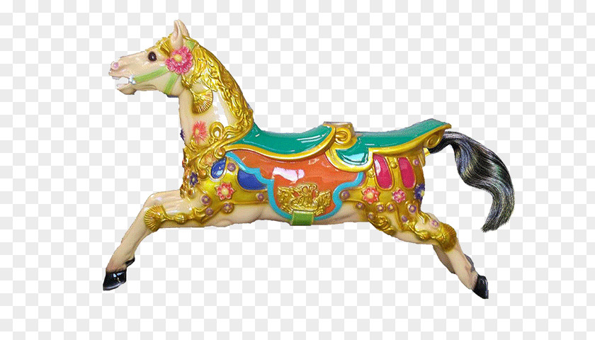 Carousel Hourse Horse Amusement Park Toy PNG