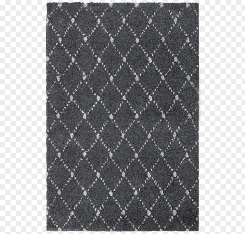 Carpet Vloerkleed Rya Blanket Anthracite PNG