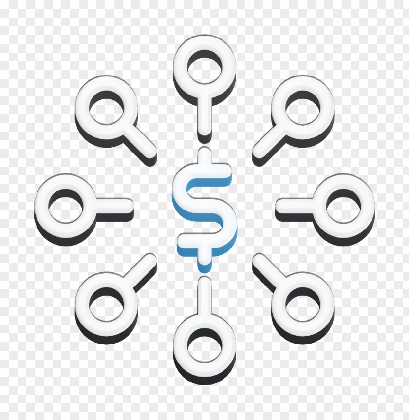 Hardware Accessory Auto Part Business SEO Icon Dollar Symbol PNG