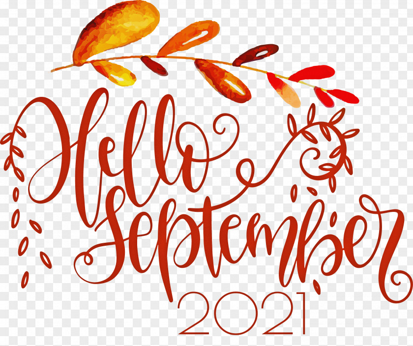 Hello September September PNG