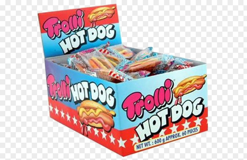 Hot Dog Taffy Gummi Candy Hamburger Trolli PNG