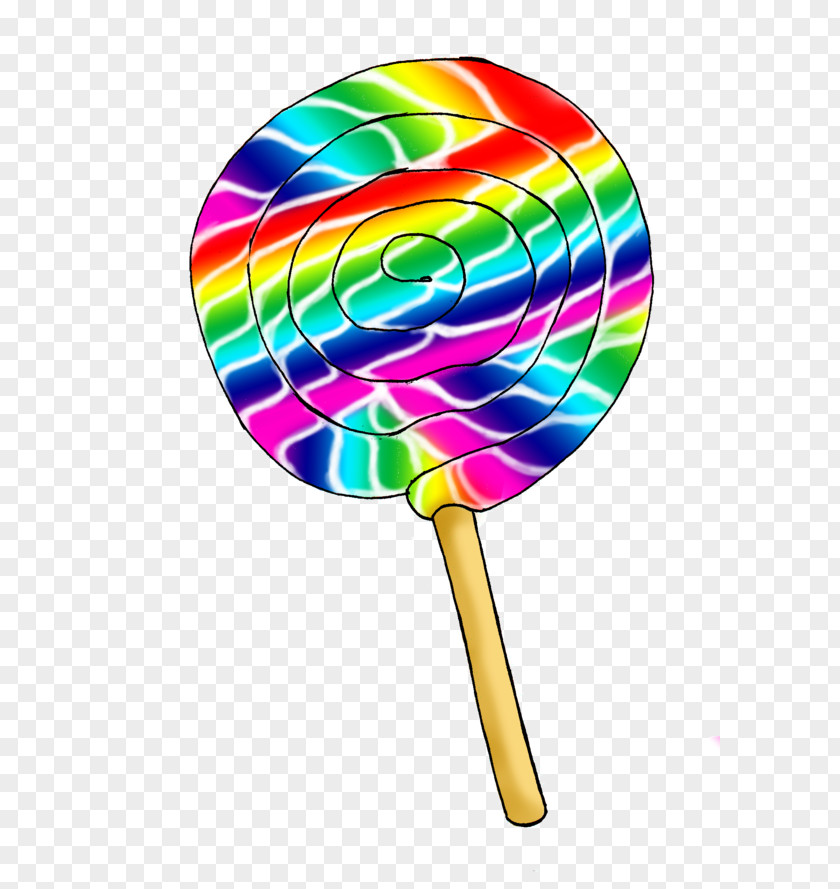 A CARTOON RAINBOW Lollipop Cartoon Cakes Clip Art PNG