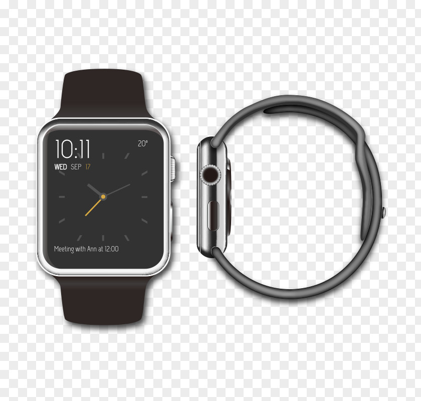 Apple Watch Euclidean Vector PNG