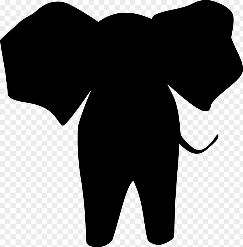 Elephants Animal Silhouettes Clip Art PNG