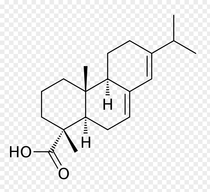 Abietic Acid Resin Rosin PNG