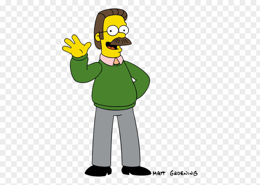 Bart Simpson Ned Flanders Homer Mr. Burns Waylon Smithers PNG