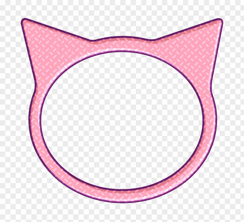 Nose Pink Cat Icon PNG