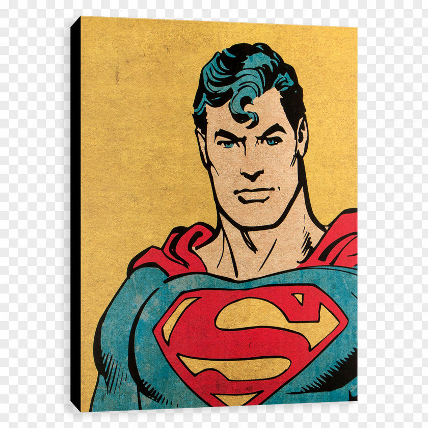 POP ART Superman Logo Flash Superhero PNG
