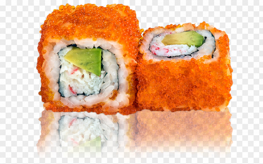 Sushi California Roll Makizushi Salmon Avocado PNG