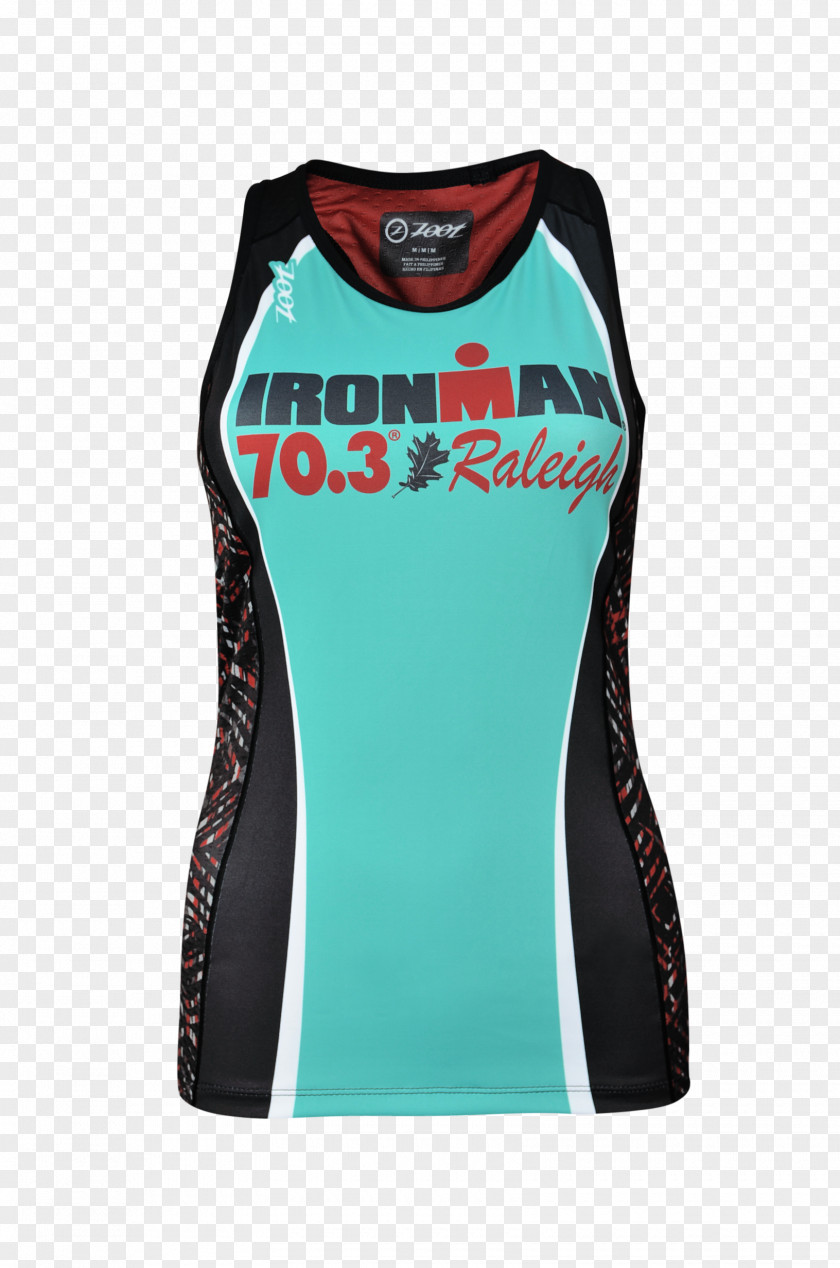 T-shirt Ironman 70.3 Sleeveless Shirt Gilets PNG