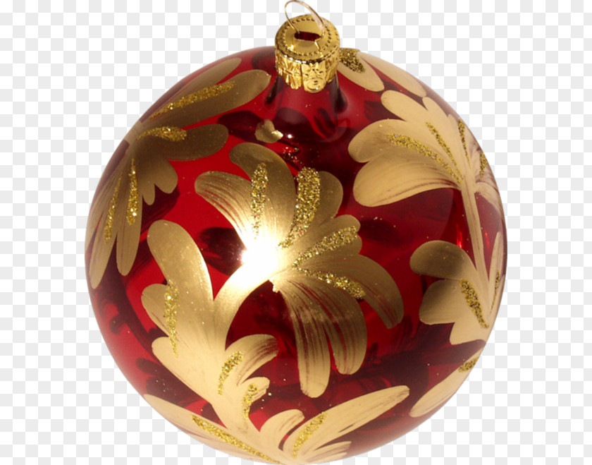Red Ball Christmas Clip Art PNG