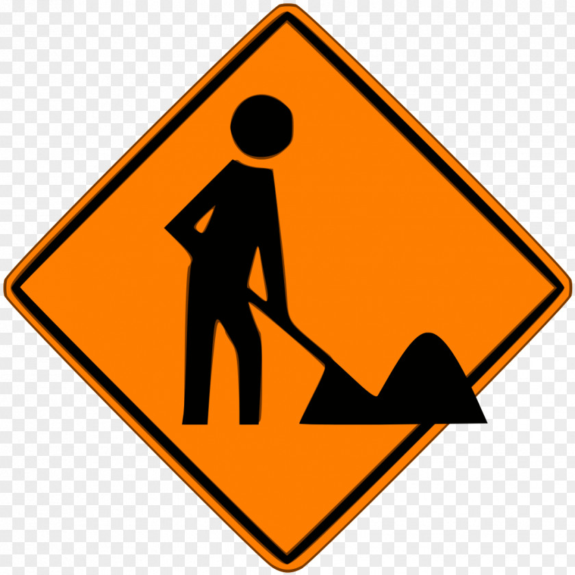 Road Clip Art Traffic Sign Construction Warning PNG
