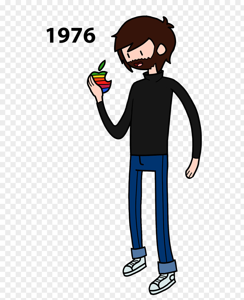 Steve Jobs Boy Homo Sapiens Cartoon Clip Art PNG
