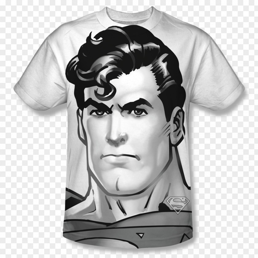T-shirt Superman Batman White Justice League PNG