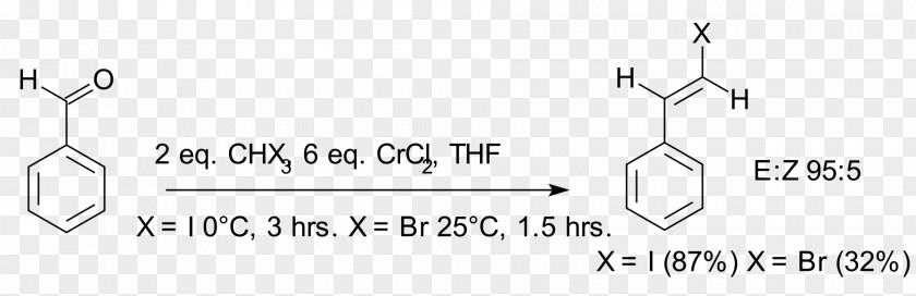 Bromoform Takai Olefination Olefinierung Alkene Aldehyde Organic Chemistry PNG