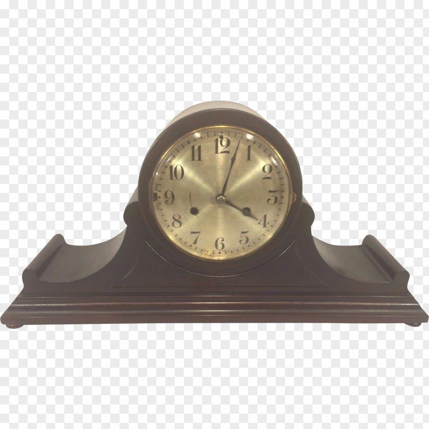 Clock Mantel American Ansonia Company Fireplace PNG