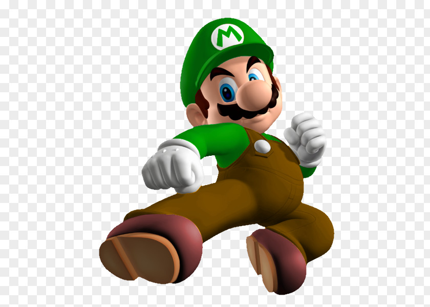 Mario Bros Super Bros. Luigi Wii PNG