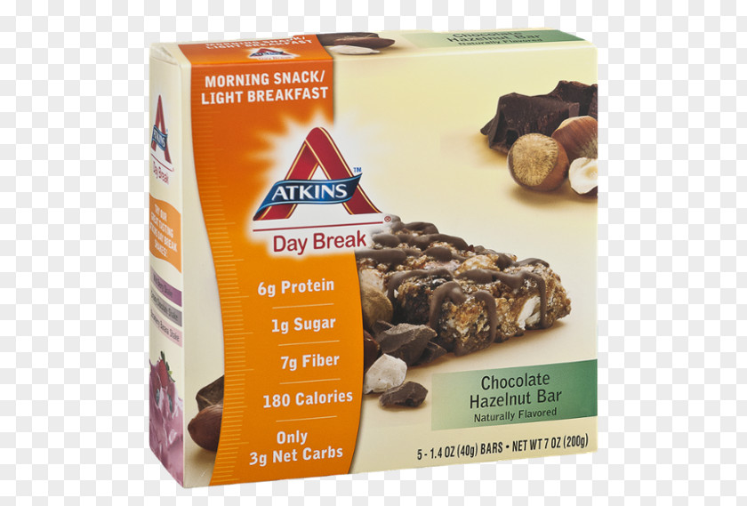 Breakfast Chocolate Bar Atkins Diet Hazelnut PNG