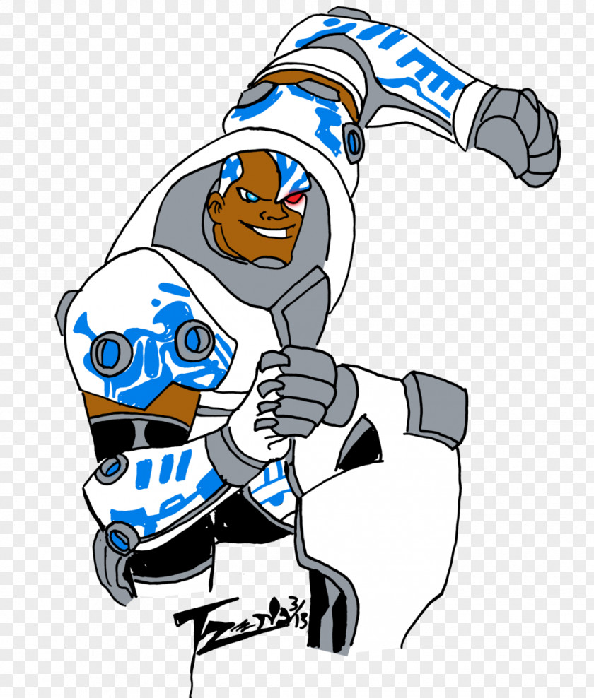 Cyborg Cartoon Protective Gear In Sports Work Of Art PNG