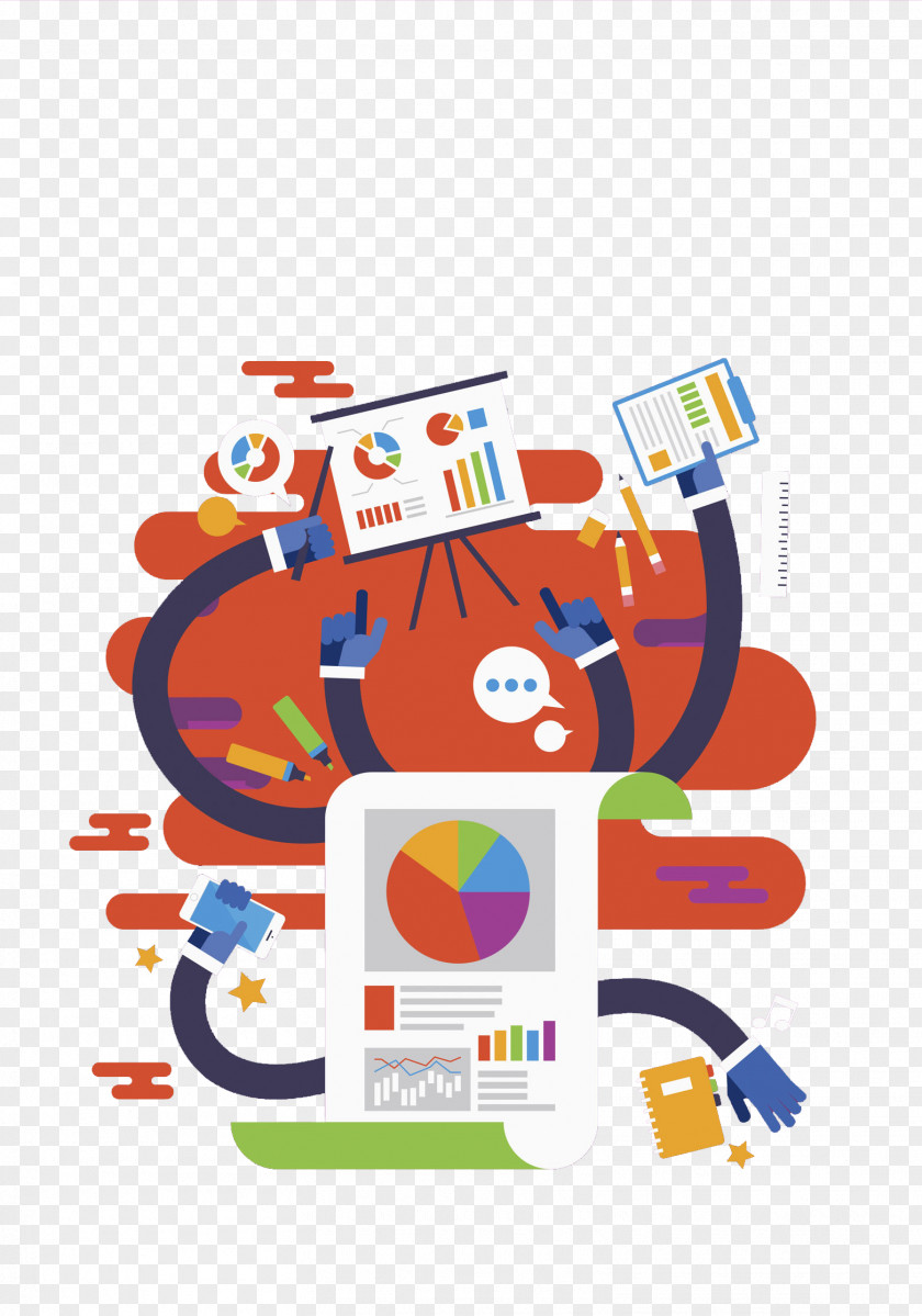 Data Table Drawing Animation Illustration PNG