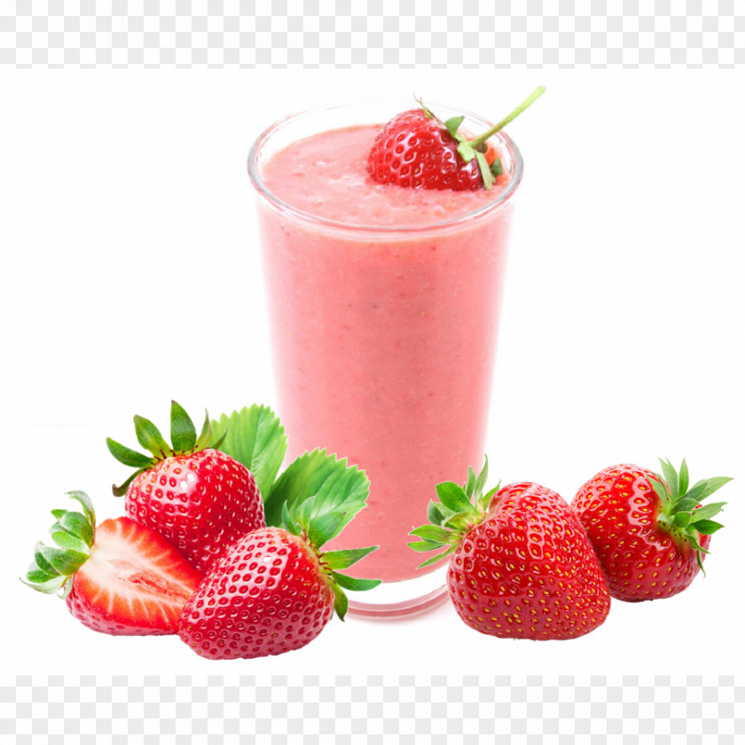 Strawberry Milkshake Juice Smoothie Cream PNG