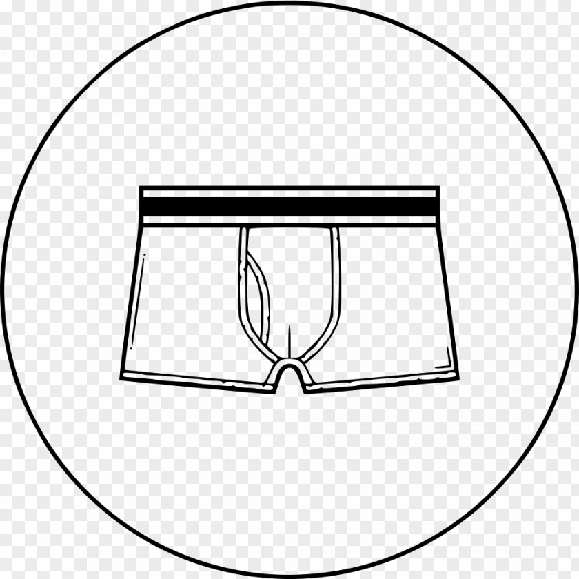 Underpants Outline Product Line Angle Design Clip Art PNG