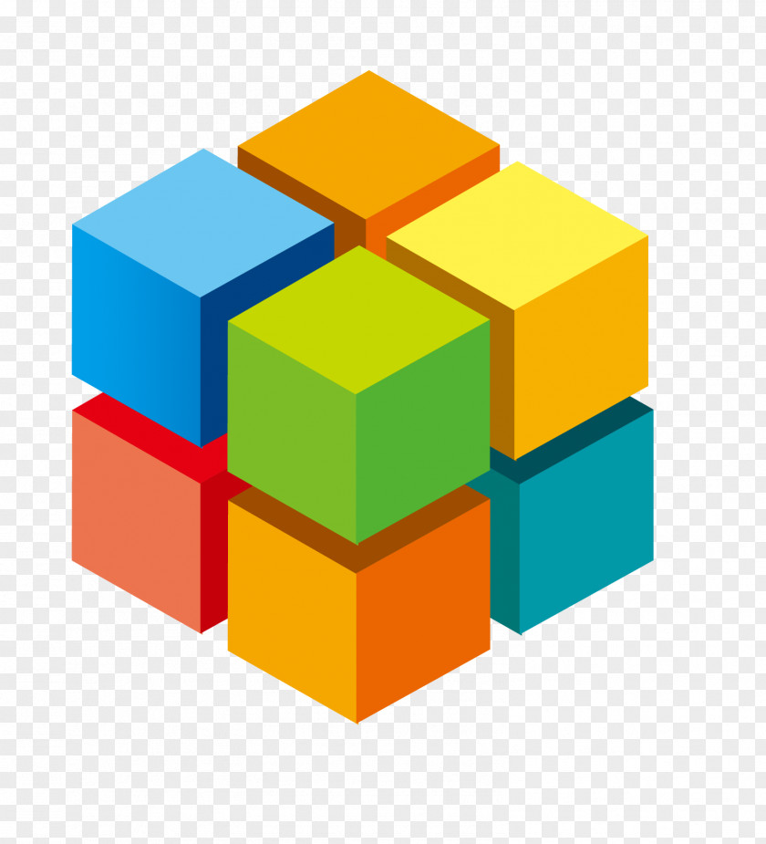 Vector Cube 3D Computer Graphics Information PNG