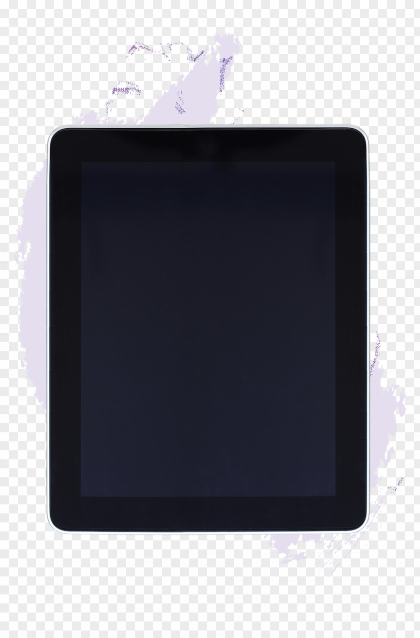 Apple Tablet Hand-painted Material Purple Multimedia Square, Inc. PNG