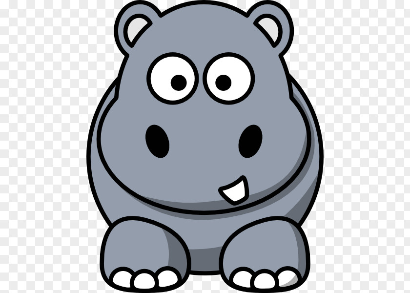 Cute Hippo Cliparts Hippopotamus Cartoon Clip Art PNG